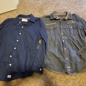 Boys button up shirt bundle 10 12